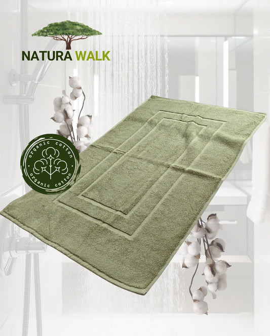 Badematte | NATURAWALK | Reseda | 50x80cm | Bio-Baumwolle