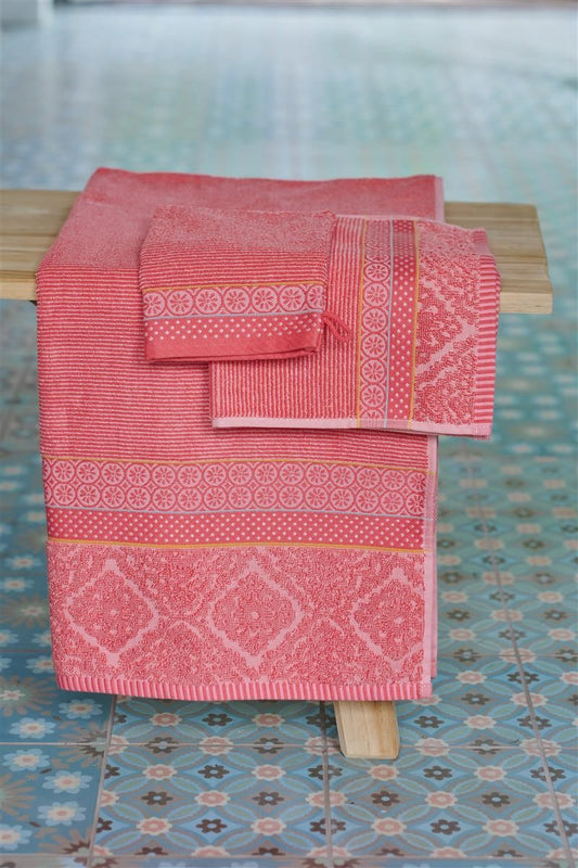 Handtuch | PIP STUDIO | Soft Zellige Koralle