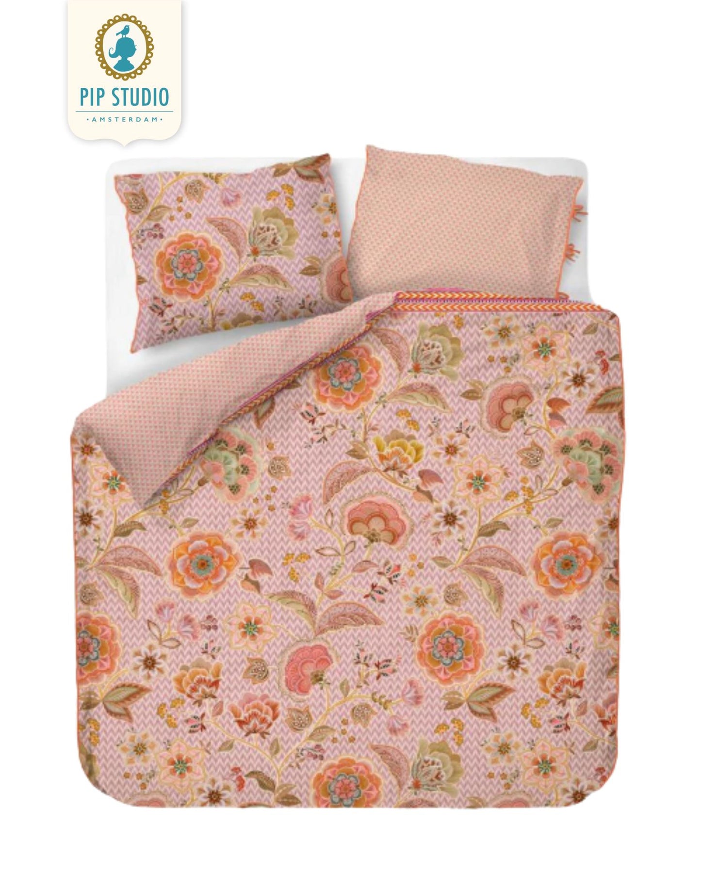 Percale bed linen PIP STUDIO Okinawa Green