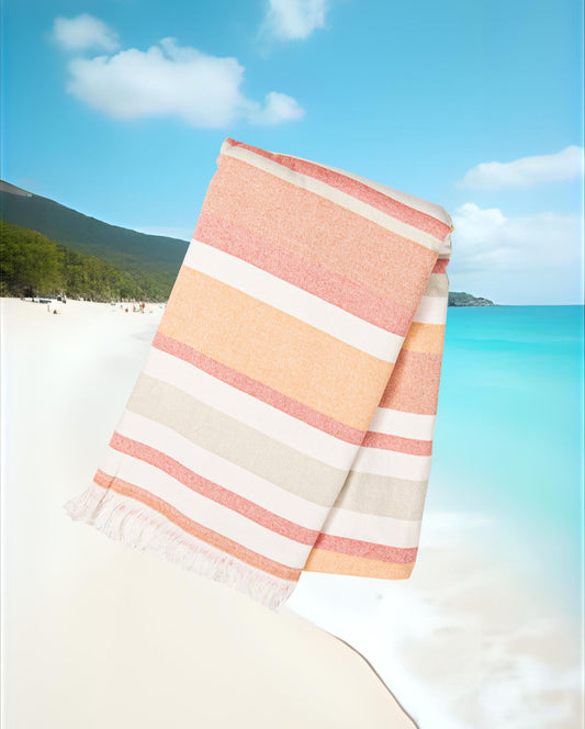 Strandtuch | Telo Mare | Lavandou Orange | 90x170cm
