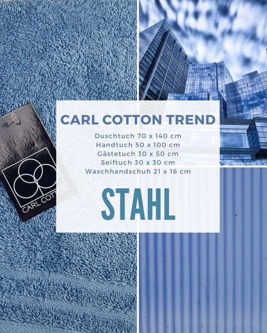 Handtuch CARL COTTON "Trend" Stahl