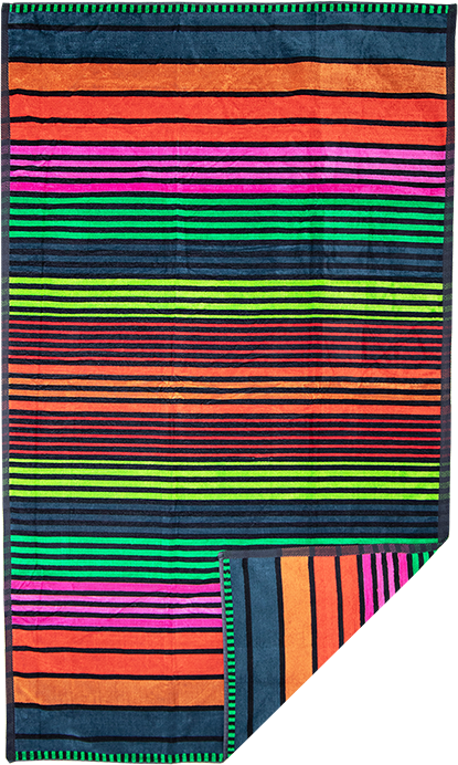 Strandtuch | SYMPATHICA | Colored Lines | 90x180cm