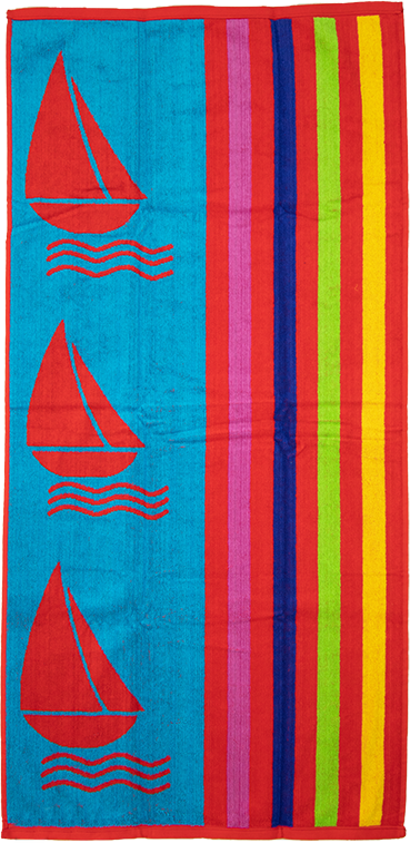 Strandtuch | Boote | 90x165cm