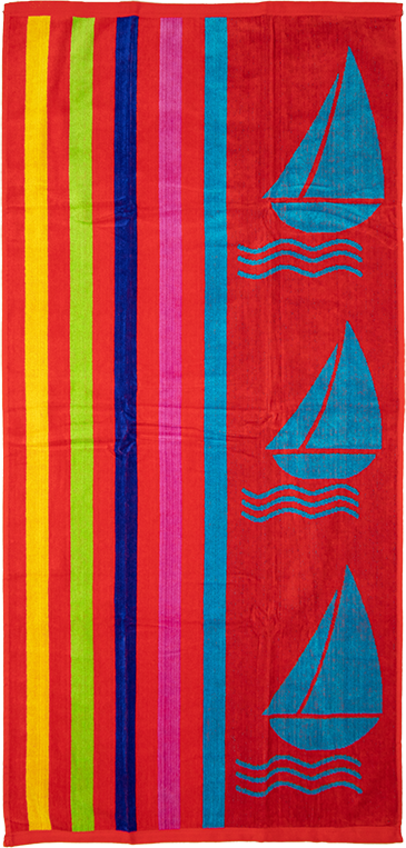 Strandtuch | Boote | 90x165cm