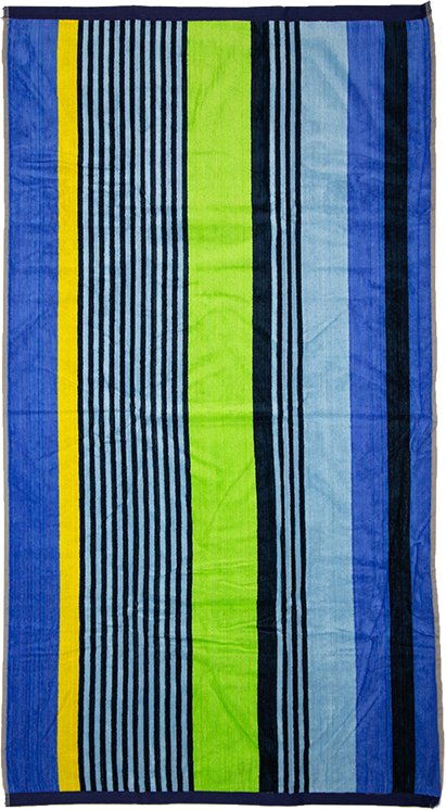 Strandtuch | easy home | Blue Stripes | 90x165cm