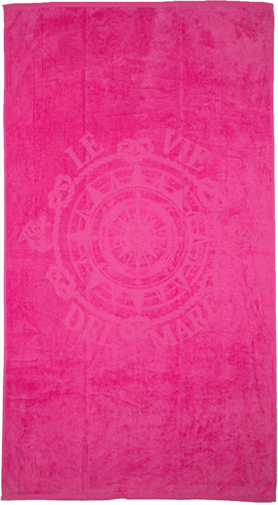 Beach towel Telo Mare Pink, 90x175, 100% cotton