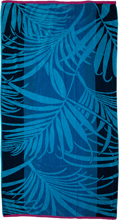 Beach towel Under Palm Trees, 90x165, 100% cotton