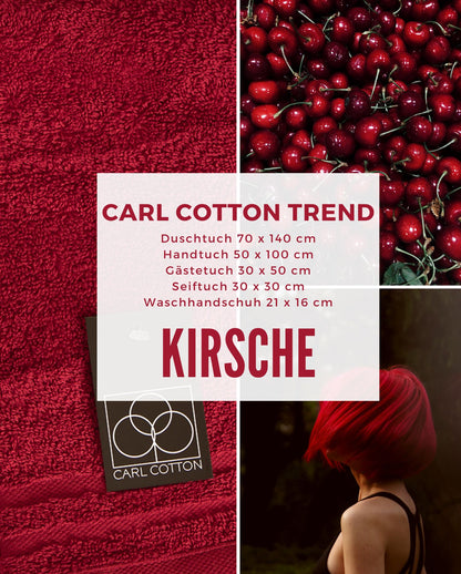 Handtuch | CARL COTTON | Trend Kirsche