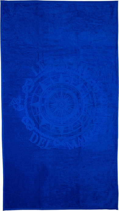 Beach towel Telo Mare Blue, 90x175, 100% cotton