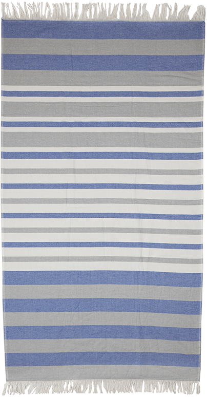 Hamamtuch | Blau/grau | 90x170cm
