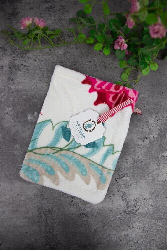 Waschhandschuh | PIP STUDIO | Floral Fantasy Star White