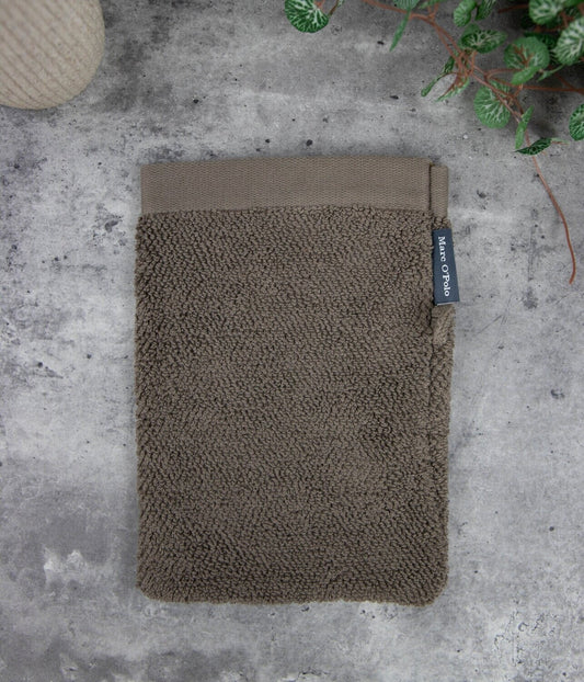 Waschhandschuh MARC O’POLO, 100% Baumwolle - Brown