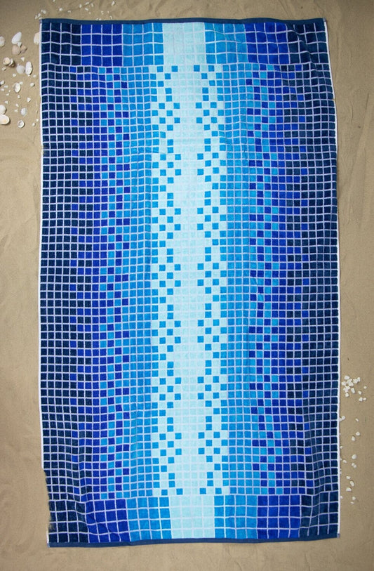 Beach towel pool, 100x180, 100% cotton