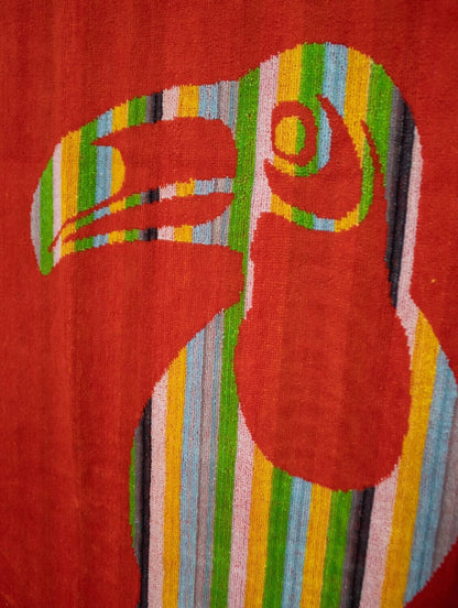 Strandtuch Tukan, 90x165cm, 100% Baumwolle