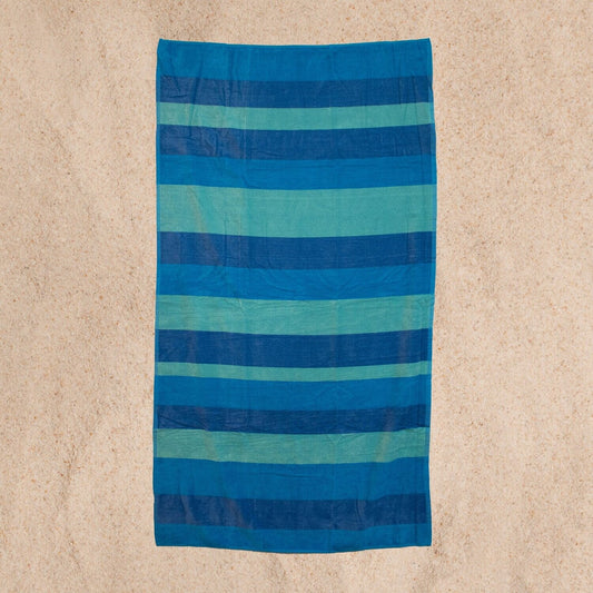 Strandtuch | Streifen Blau | 90x165cm