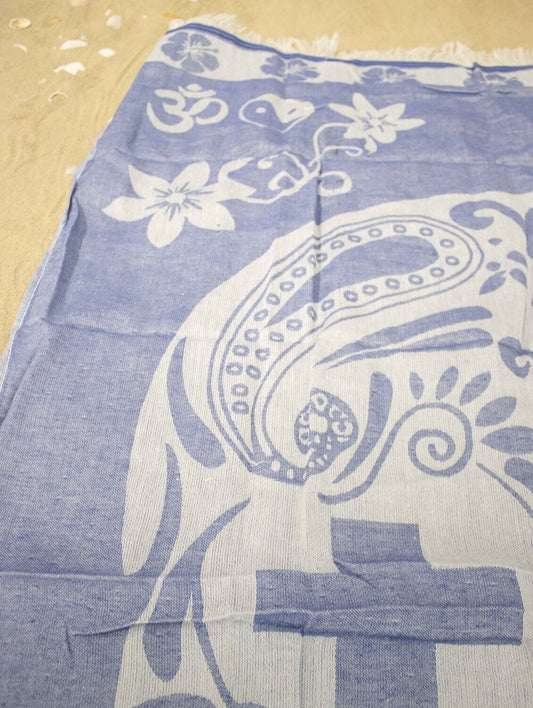 Hamamtuch | Skull blau | 90x170cm