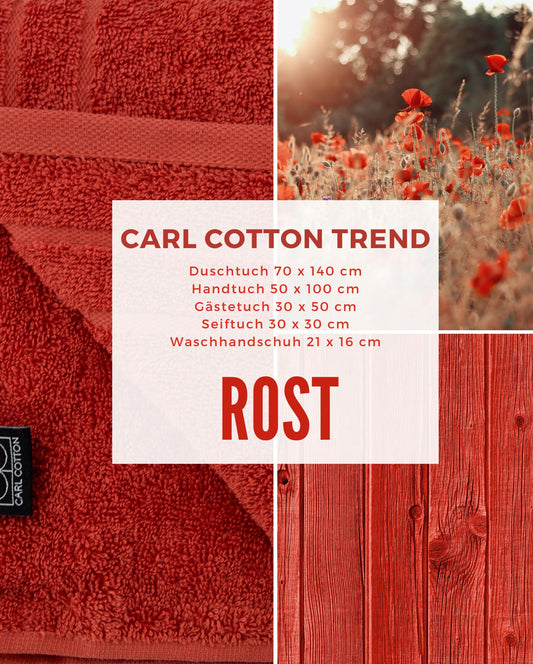 Handtuch CARL COTTON "Trend" Rost