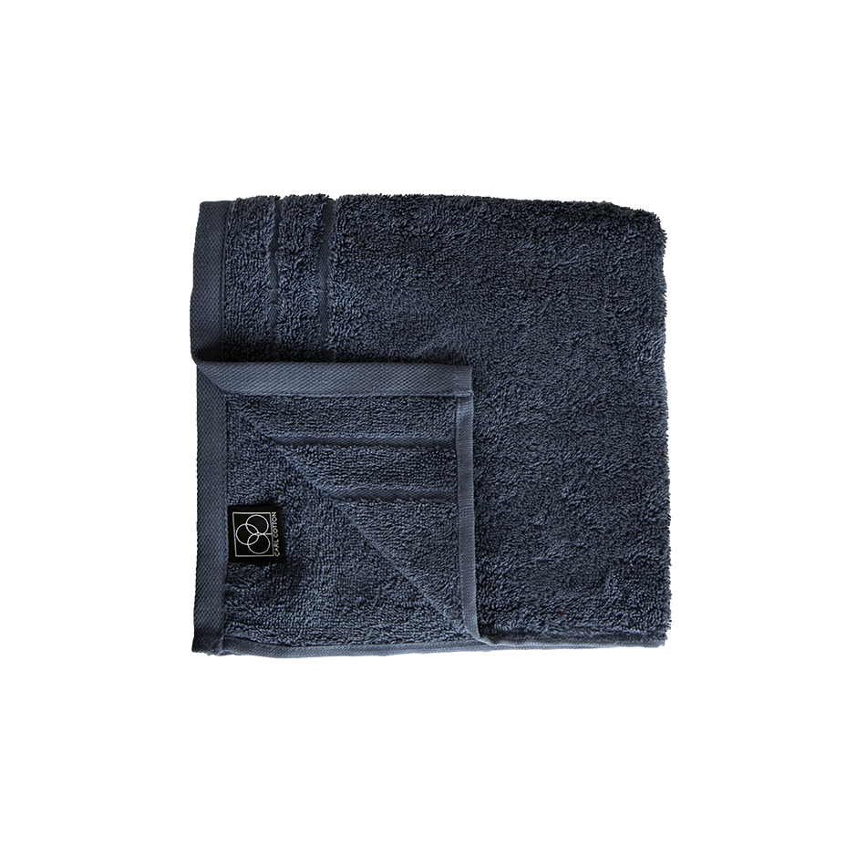 Handtuch CARL COTTON "Trend" Jeans/Grau-Blau