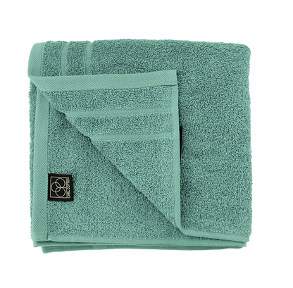 Ein Handtuch von CARL COTTON aus 100 Prozent Baumwolle in der Groesse 50x100cm. Farbe Mint. Modell Trend Agave.