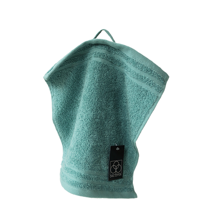 Ein Seiftuch von CARL COTTON aus 100 Prozent Baumwolle in der Groesse 30x30cm. Farbe Mint. Modell Trend Agave.