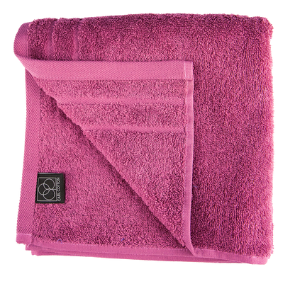 Ein Handtuch von CARL COTTON aus 100 Prozent Baumwolle in der Groesse 50x100cm. Farbe Pink. Modell Trend Fuchsia.