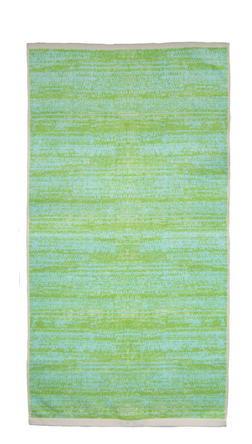 Ein Duschtuch von ESPRIT aus 100 Prozent Baumwolle in der Groesse 70x140cm. Farbe Gruen. Modell Mivu Lime.
