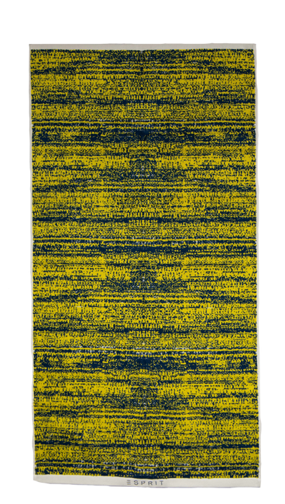 Ein Duschtuch von ESPRIT aus 100 Prozent Baumwolle in der Groesse 70x140cm. Farbe Gelb. Modell Mivu Mustard.
