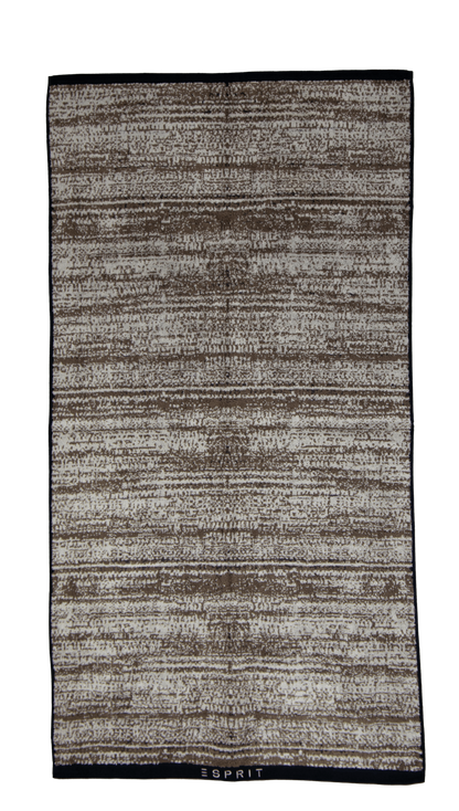 Ein Duschtuch von ESPRIT aus 100 Prozent Baumwolle in der Groesse 70x140cm. Farbe Braun. Modell Mivu Oatmeal.