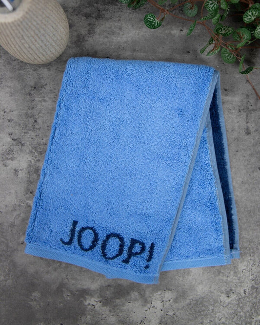 Ein Gaestetuch von ESPRIT aus 100 Prozent Baumwolle in der Groesse 30x50cm. Farbe Blau. Modell Blau.